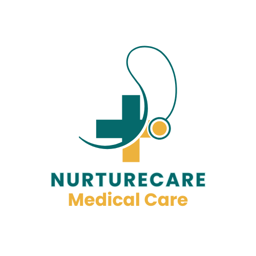 Green and White Modern Medical Logo
