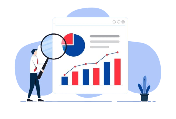 Data Analysis chart showing business performance metrics